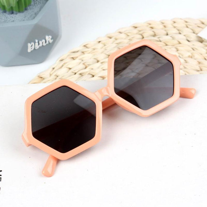 Children's Sunglasses hexagonal diamond Sunglasses