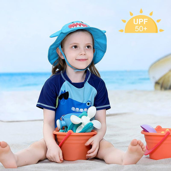 Summer Baby UV Sun Proof Cartoon Children's Fisherman Hat