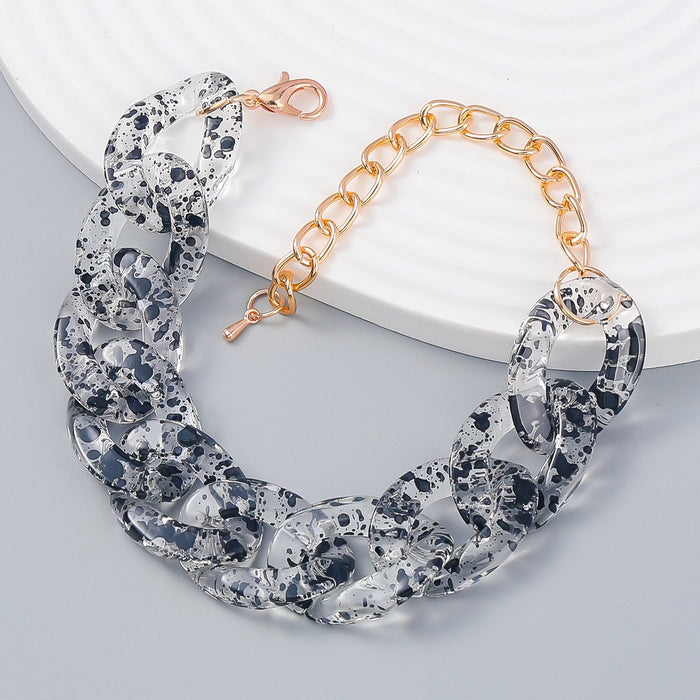 Fashion Jelly Acrylic Chain Resin Bracelet