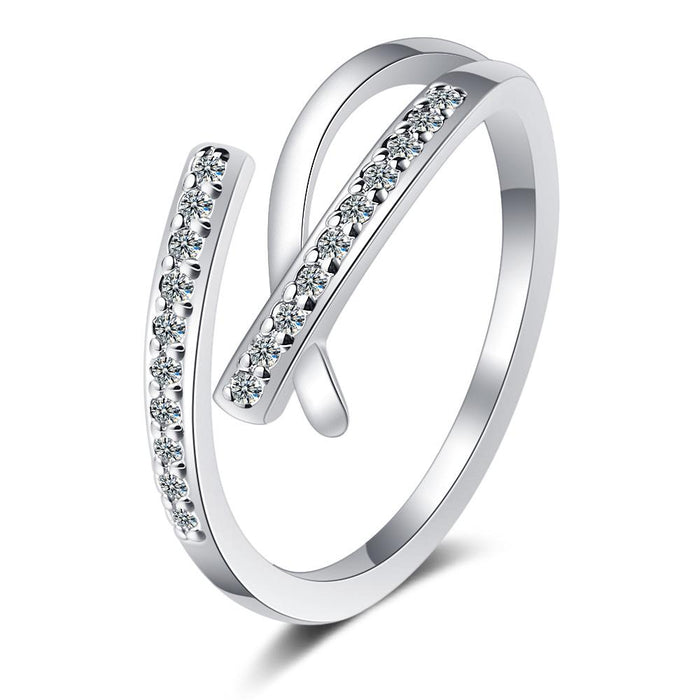 New Irregular Creative Open Geometric Ring