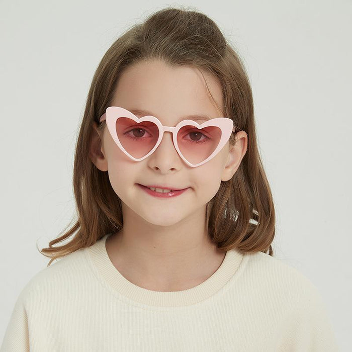 Children's Sunglasses peach heart Sunglasses