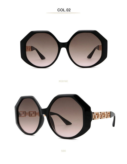 Large frame square Sunglasses female Sunglasses