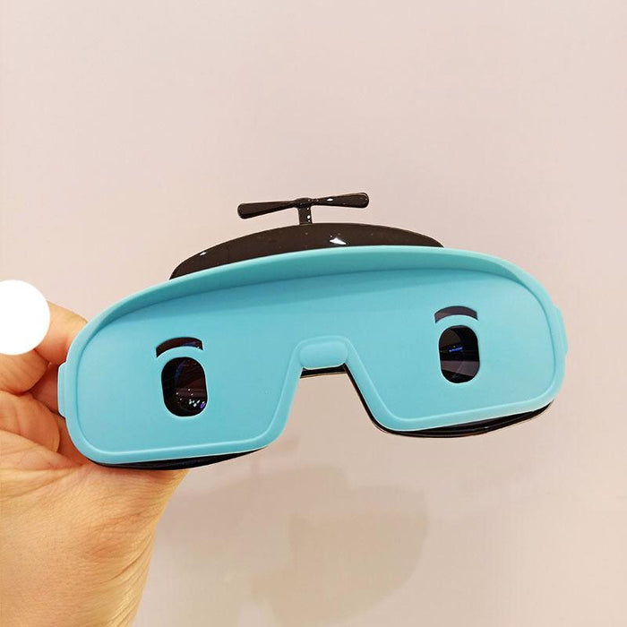 Small Plane Car Soft Silicone Children's Polarized Sunglasses