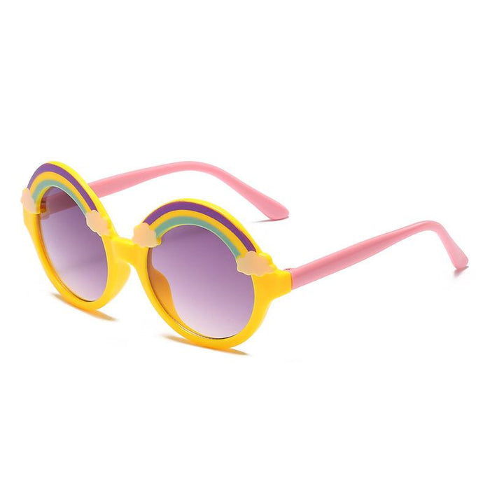Children's cartoon rainbow animation Sunglasses