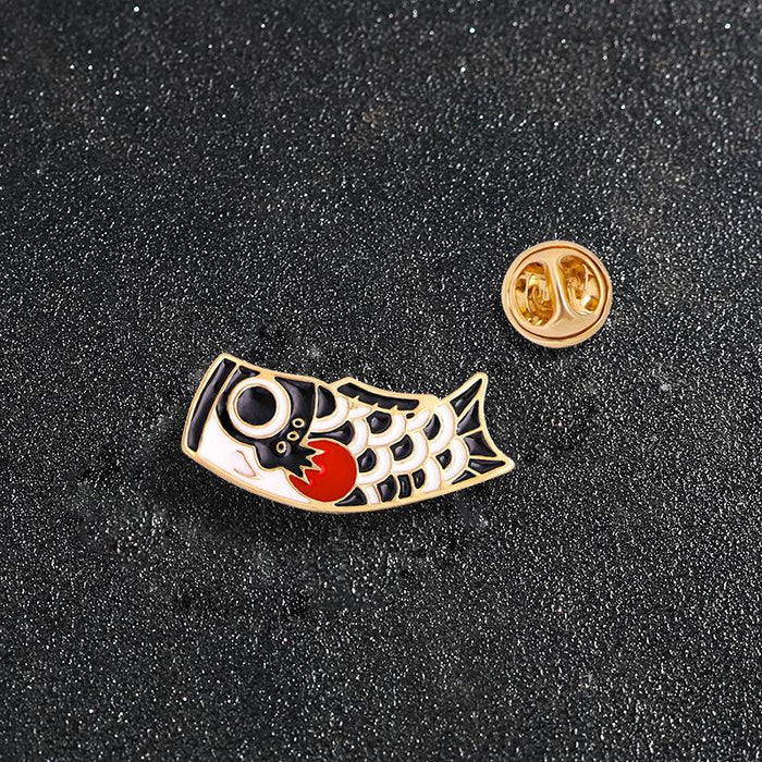 Creative Animal Brooch Red Carp Fashion Pin