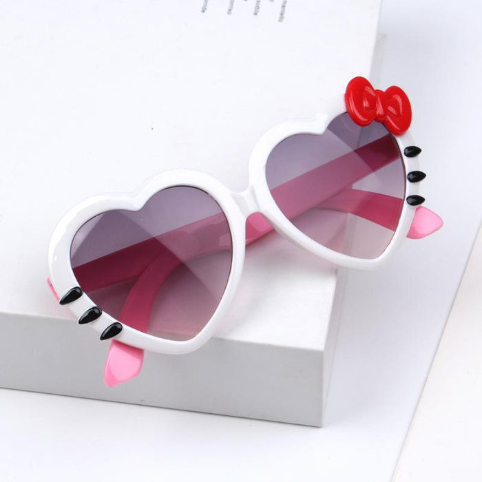 Children's heart Sunglasses heart-shaped glasses