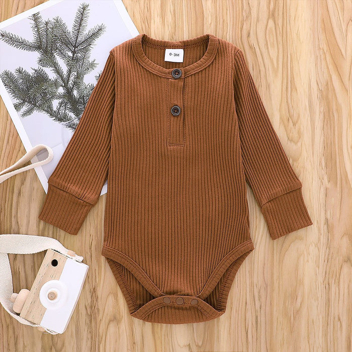 Newborn Clothes Baby Solid Color Romper