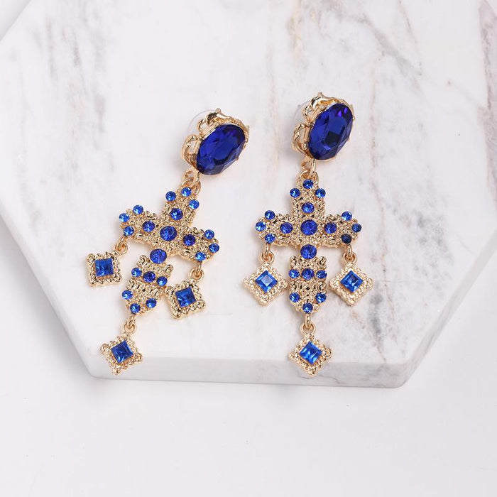 New Women's Jewelry Bird Earrings Inlaid Rhinestone