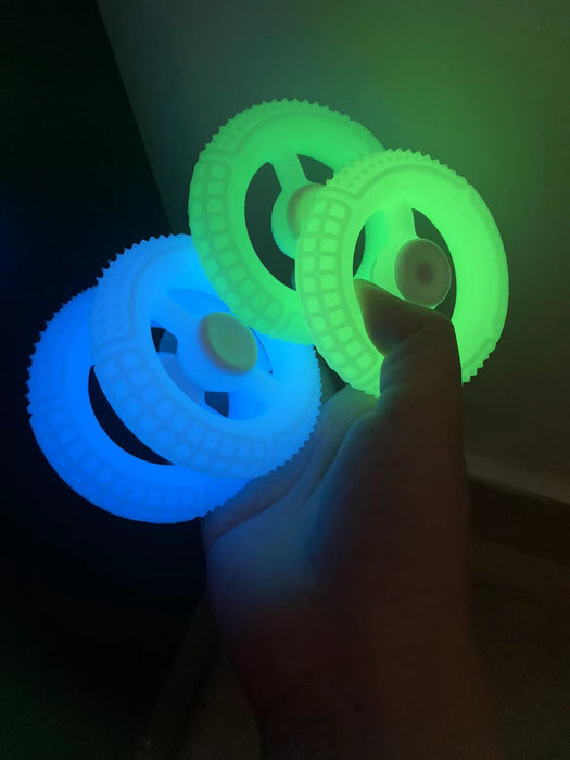 New silicone fidget spinner hand grip ring finger forearm trainer