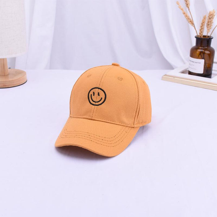 Candy Color Children's Embroidered Letter Sunshade Baseball Cap