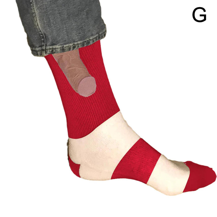 Show Off Funny Penis Socks for Men Novelty