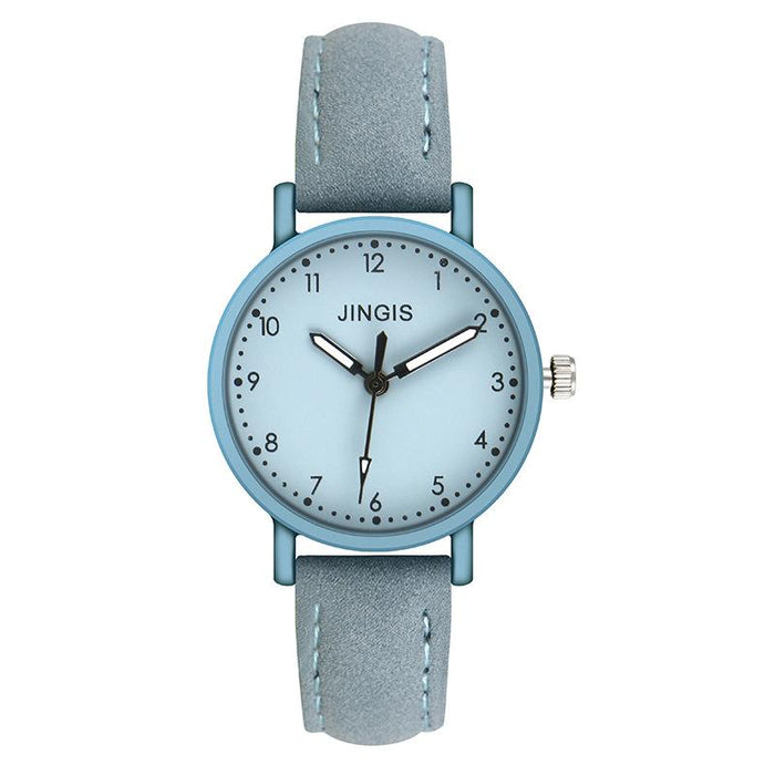 Fashion Women Wristwatch Leather Band Quartz Casual Clock LLZ22204