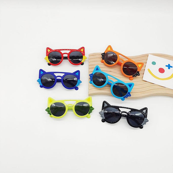 Cartoon Cat Personality Silicone Children's Sunglasses