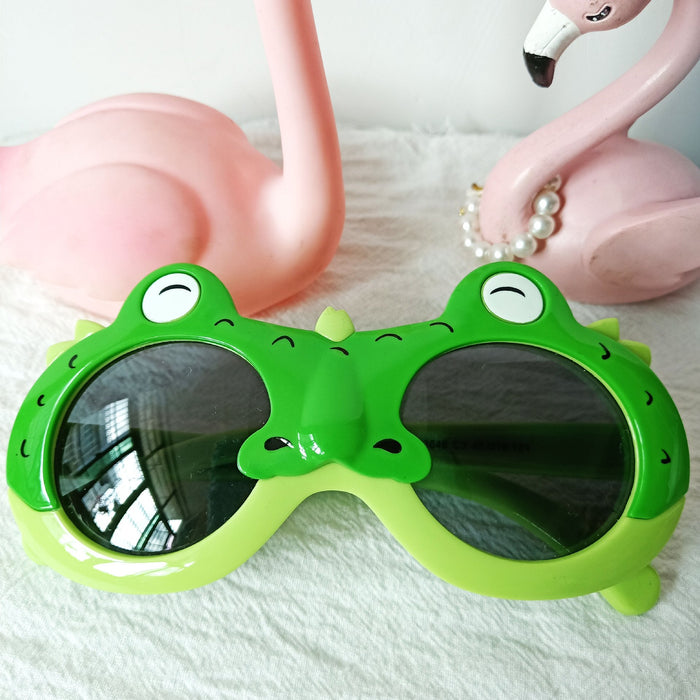 Cartoon Crocodile Silicone UV Proof Children's Sunglasses