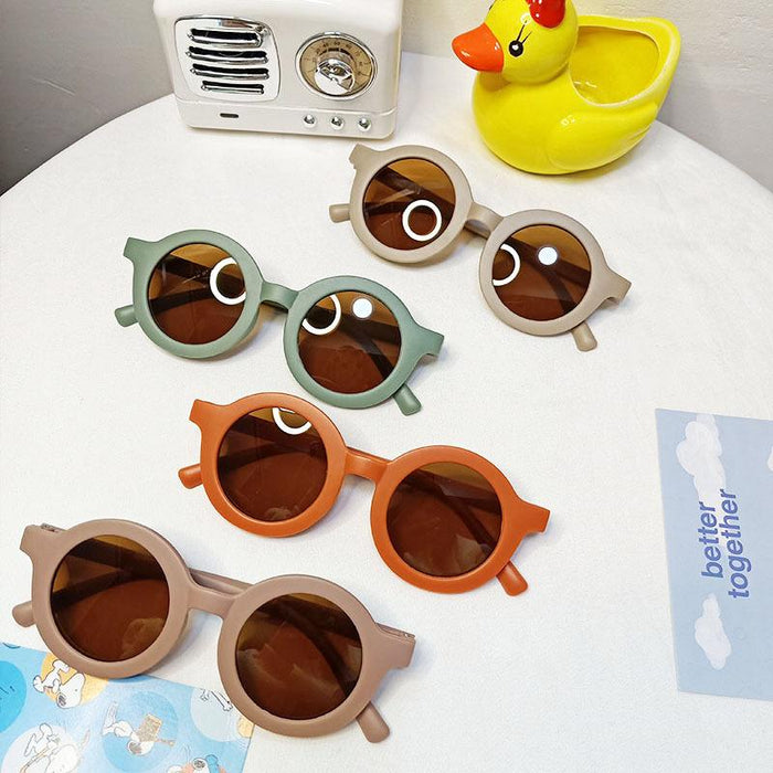 Fashionable Round Frame UV Proof Children's Sunglasses