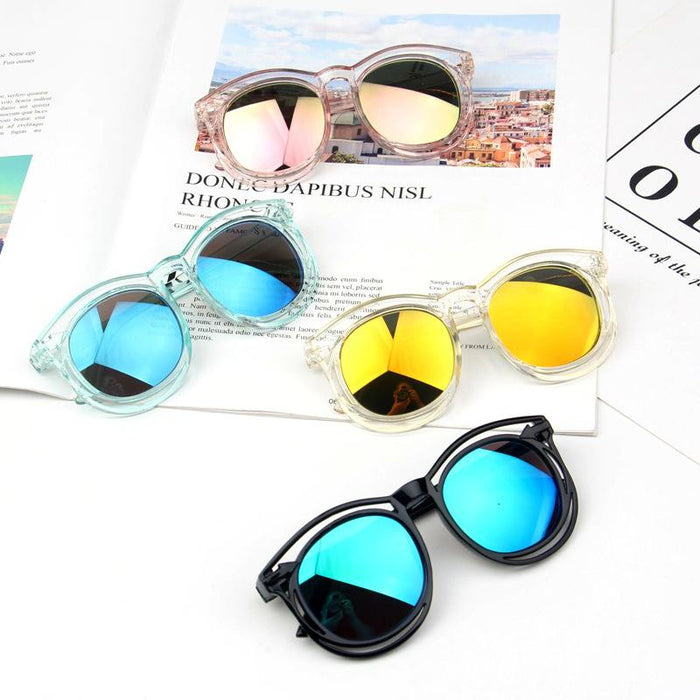 Children's Sunglasses double frame hollowed out colorful
