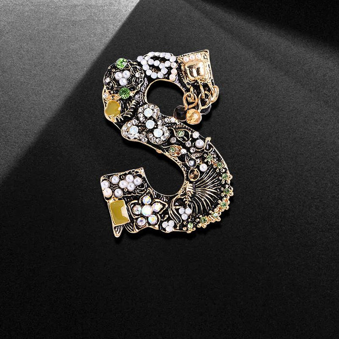 Vintage Fashion Rhinestone Women's Brooch Pin