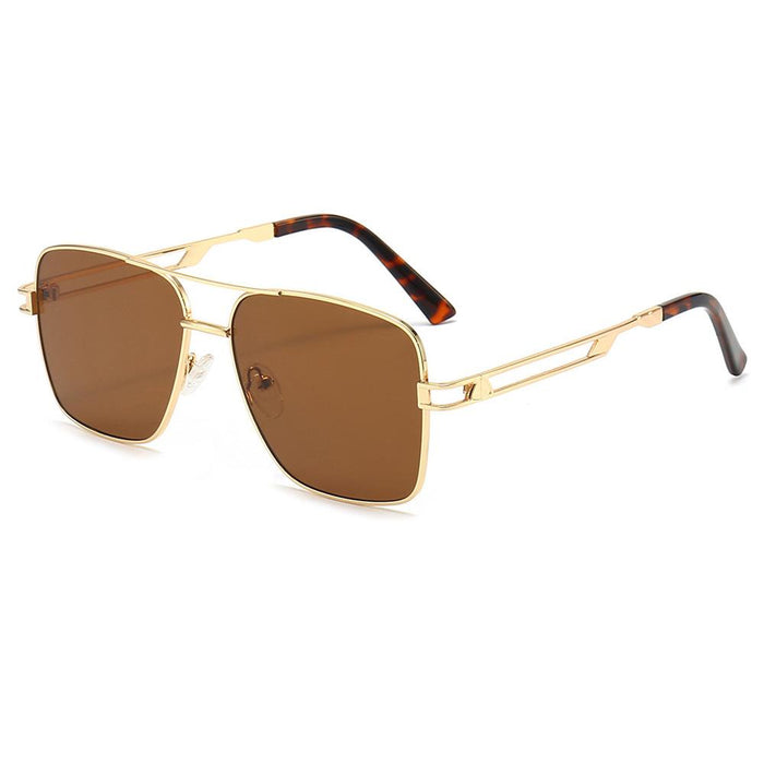 Double beam square personalized color Sunglasses
