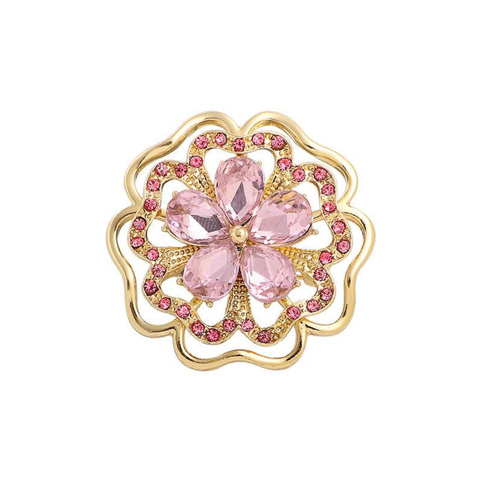 New Fashion Simple Brooch Flower Female Pin