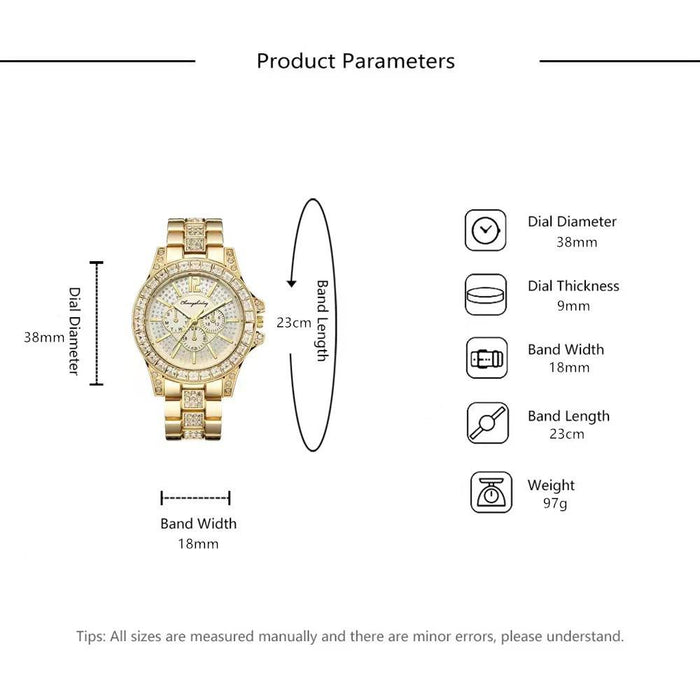 New Stainless Steel Women Wristwatch Quartz Fashion Casual Clock LLZ22212