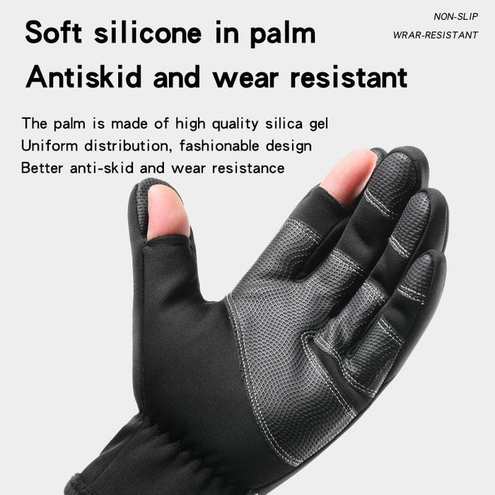 Touch Screen Men Cycling Gloves Waterproof