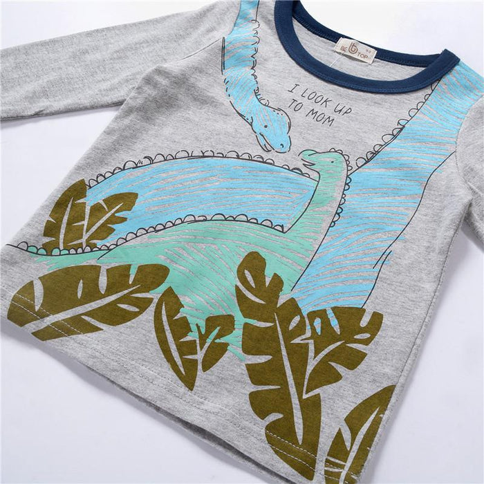 Children's cotton top T-shirt autumn clothes