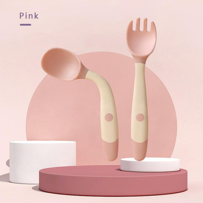 Bendable Silicone Spoon for Baby Utensils Set