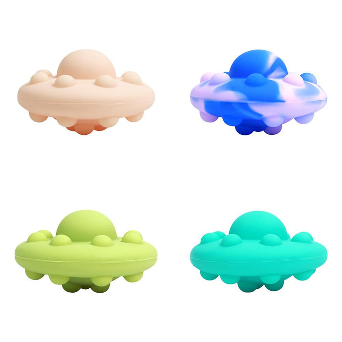 3D UFO Flying Saucer Bubble Stress Ball Toy