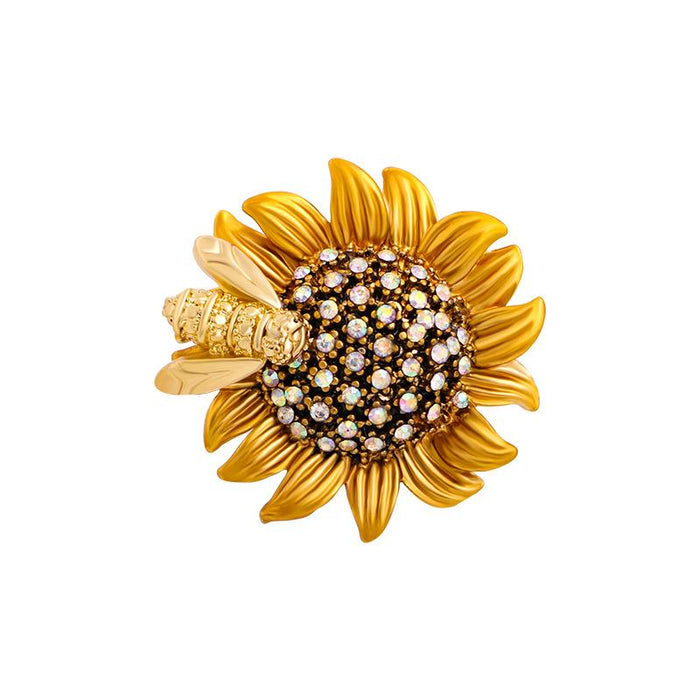 Vintage Bee Daisy Brooch Fashion Women's Pin