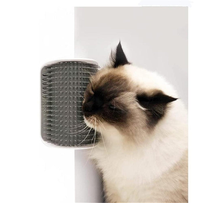 Soft cat corner massage cat brush brush face