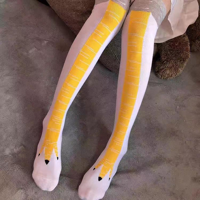 Woman Sexy Chicken Paws Feet Socks