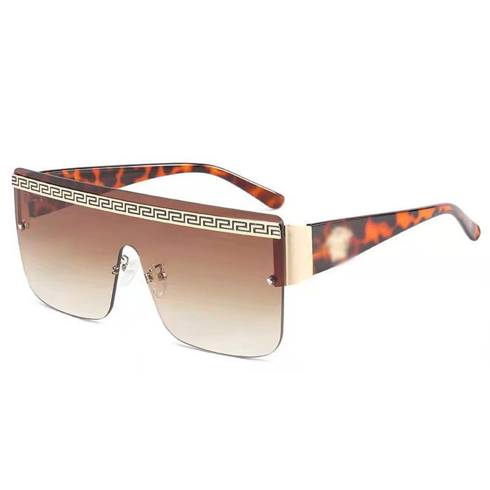 Frameless men's Sunglasses sunscreen conjoined Sunglasses