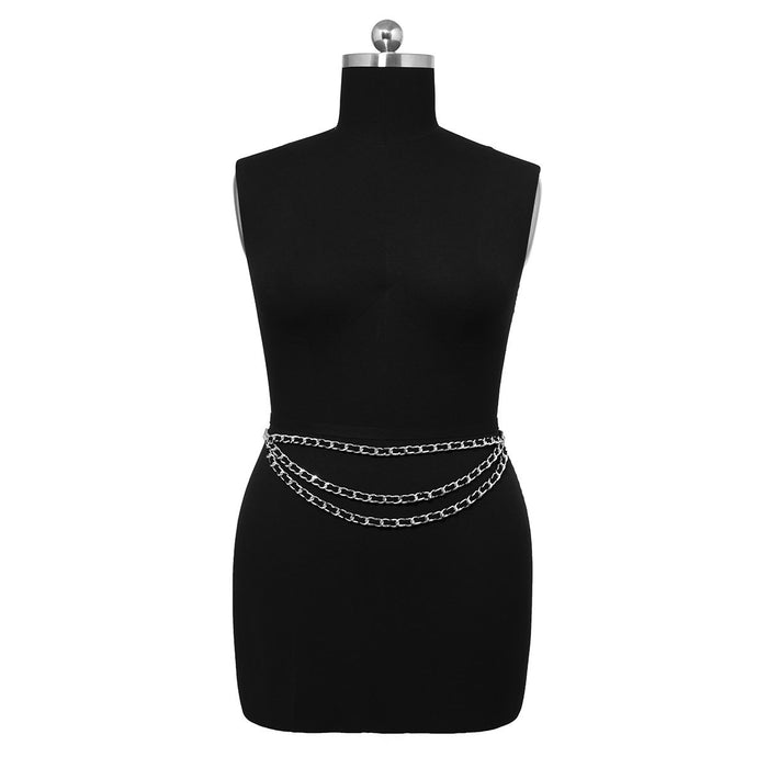 Temperament Multilayer Waist Chain Sexy Tassel Body Chain