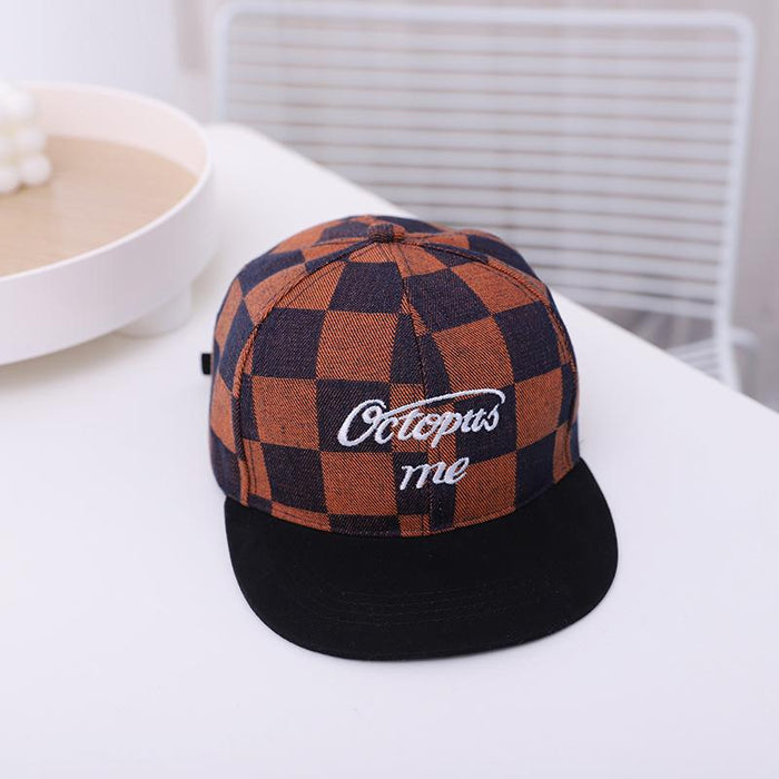 Summer Thin Sun Protection Adjustable Flat Brim Children's Cap