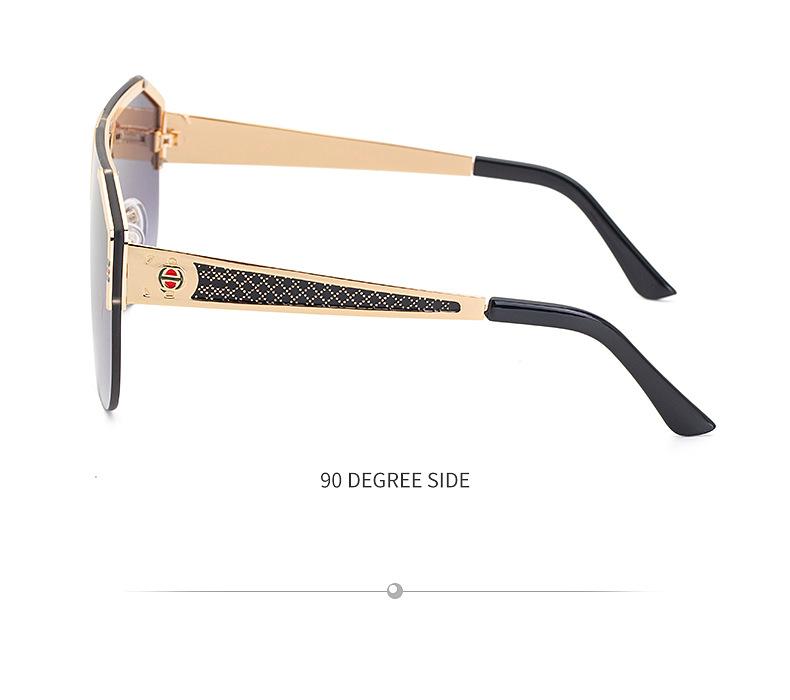 Vintage Large Frame Sunglasses Men's and Women's Glasses