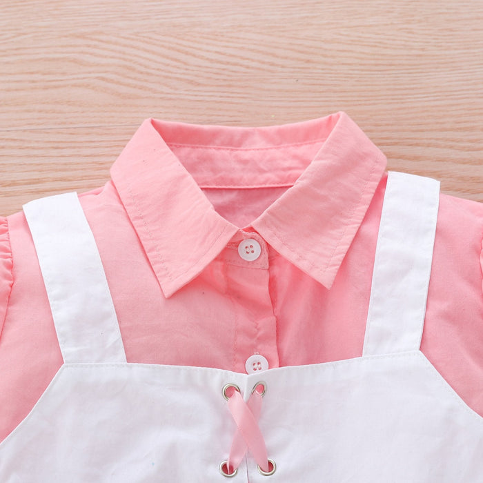 Solid colour long sleeved shirt long dovetail coat vest Accessories top