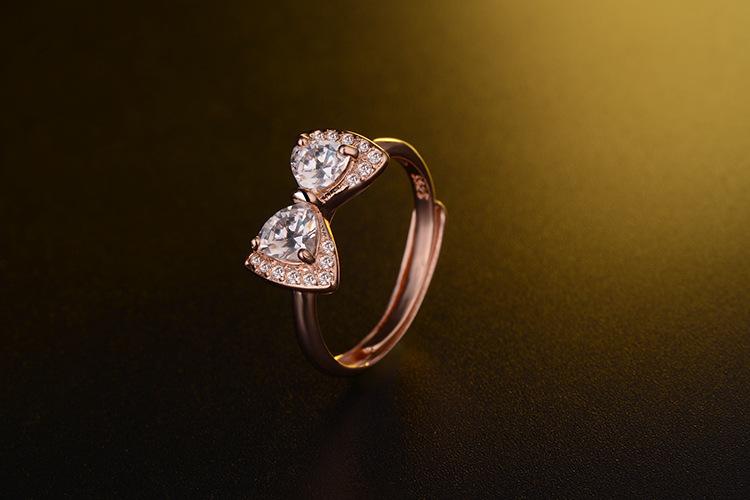 New Fashion Simple Bow Knot Open Ring