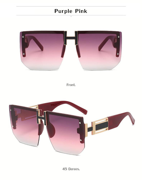 Anti Ultraviolet Large Frame Sunglasses