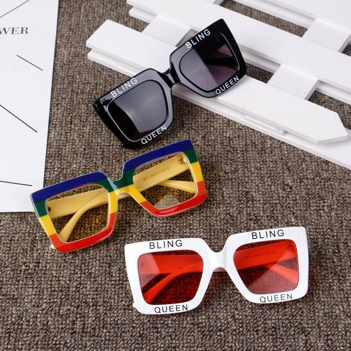 Box Sunglasses children's color blocking Sunglasses