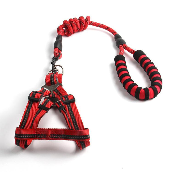Reflective dog chain dog rope dog chest strap