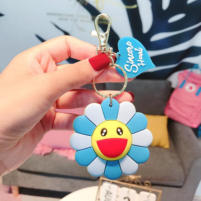 Creative Cute Cartoon Sunflower Keychain