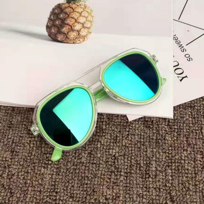 Children's colorful reflective Sunglasses
