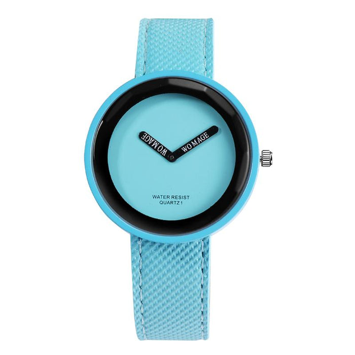 Fashion Women Quartz Leather Strap WristWatch