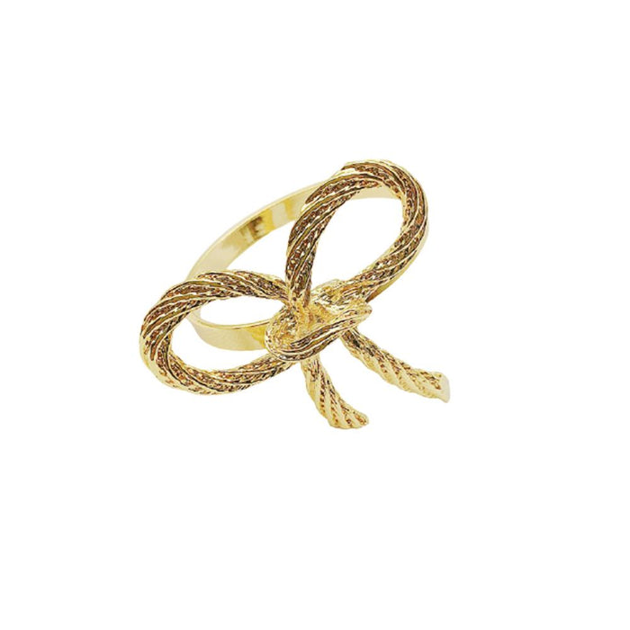 High-quality Cute Bow Pattern Napkin Ring For Bar Christmas Decoration