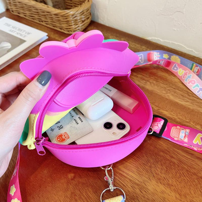 Backpack children's school bag shoulder silicone toys