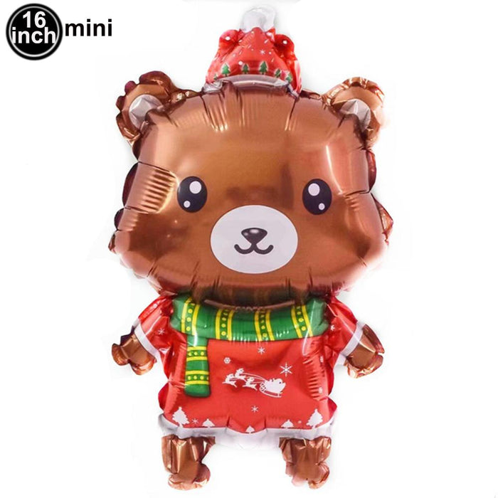 Jumbo Gingerbread Man Foil Christmas Balloon