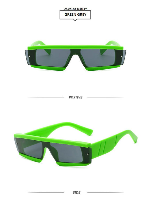 One piece color box Sunglasses