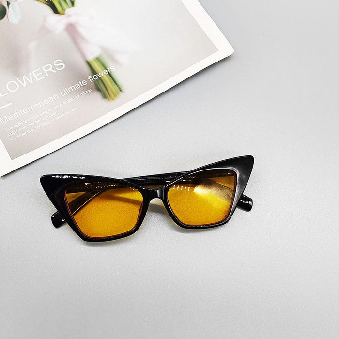 Vintage Fashion Simple Style Cat Eye Sunglasses