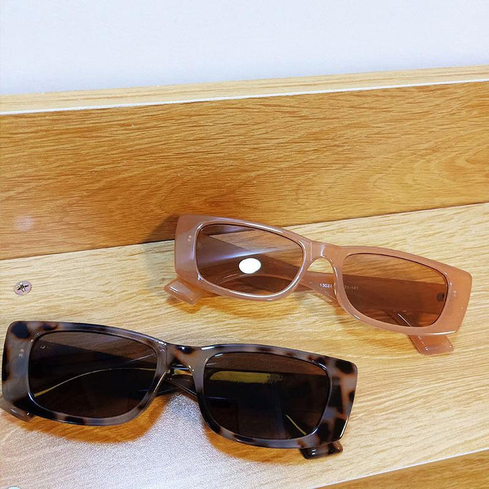 Retro Hinged Small Frame Square Sunglasses