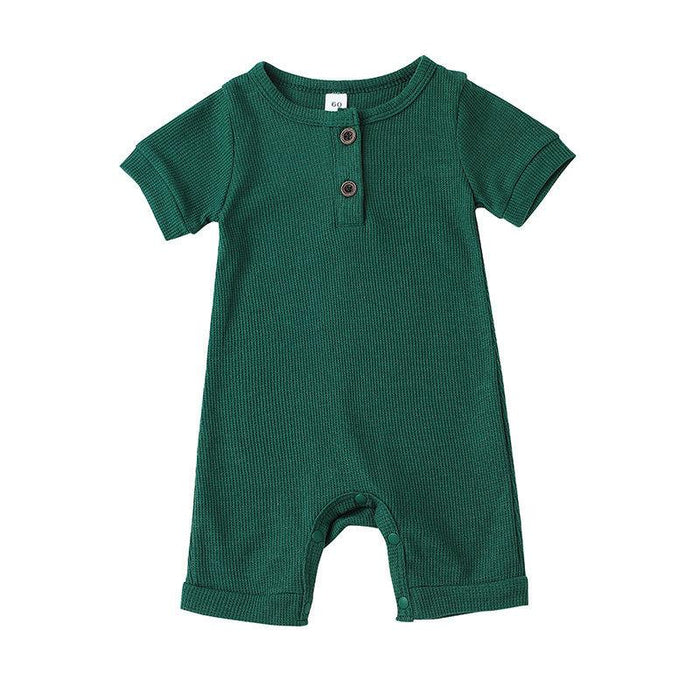 Multicolor Infant Short Sleeve Jumpsuit